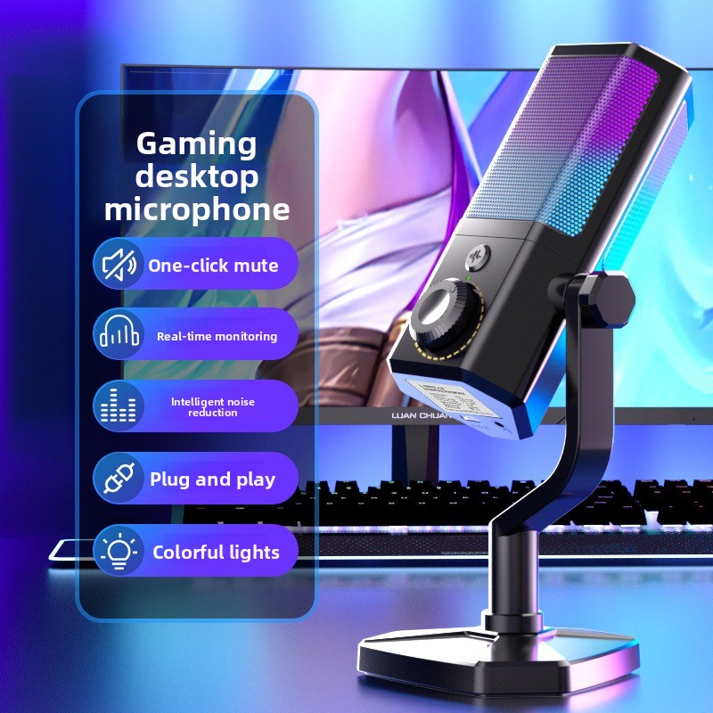 Esports & Gaming Optics Gmbh - RGB-микрофон для игр и киберспорта, с