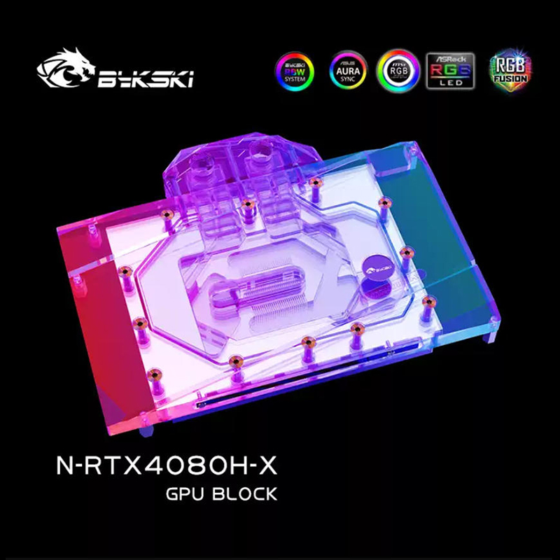 Nvidia Vga Rtx 4080 - Водяной блок графического процессора Bykski для