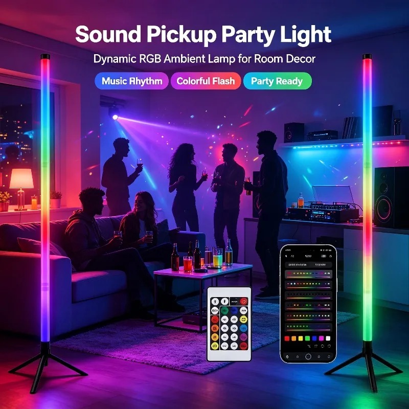 Esports & Gaming Optics Gmbh - 2 шт. 120-см RGB-светильники для пола,